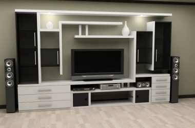 Belíssimo armário na parede da sala: mais de 140 fotos de parede grande e modular