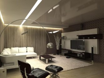 Belíssimo armário na parede da sala: mais de 140 fotos de parede grande e modular