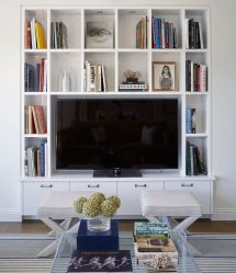 Belíssimo armário na parede da sala: mais de 140 fotos de parede grande e modular