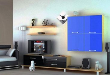 Belíssimo armário na parede da sala: mais de 140 fotos de parede grande e modular