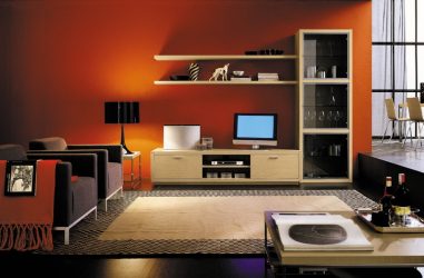 Belíssimo armário na parede da sala: mais de 140 fotos de parede grande e modular