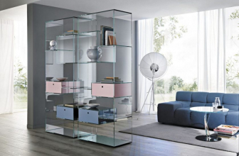 Bookcases with glass doors - 170+ (Photo) Model Options