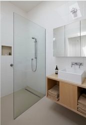 A escolha de cortinas no banheiro: 175+ (foto) para o seu design (tecido, plástico, vidro)