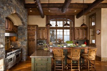 Design de cozinha em estilo country - espírito contemporâneo em um interior moderno (mais de 225 fotos)