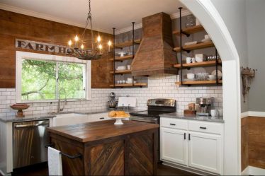 Design de cozinha em estilo country - espírito contemporâneo em um interior moderno (mais de 225 fotos)