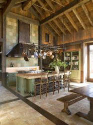 Design de cozinha em estilo country - espírito contemporâneo em um interior moderno (mais de 225 fotos)