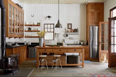 Design de cozinha em estilo country - espírito contemporâneo em um interior moderno (mais de 225 fotos)