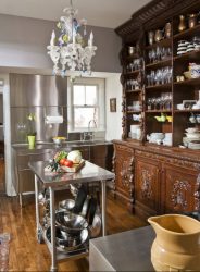Design de cozinha em estilo country - espírito contemporâneo em um interior moderno (mais de 225 fotos)
