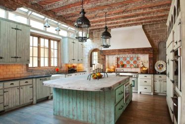 Design de cozinha em estilo country - espírito contemporâneo em um interior moderno (mais de 225 fotos)