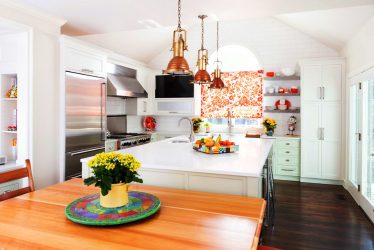 Design de cozinha em estilo country - espírito contemporâneo em um interior moderno (mais de 225 fotos)
