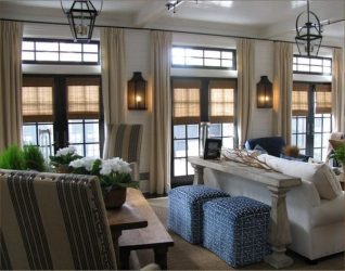 Cortinas na porta - Como resolver a harmonia na casa? Mais de 215 fotos de ideias bonitas e modernas