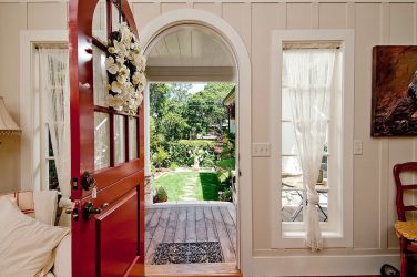 Cortinas na porta - Como resolver a harmonia na casa? Mais de 215 fotos de ideias bonitas e modernas
