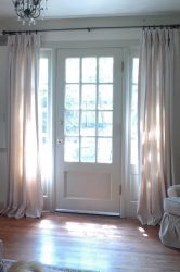 Cortinas na porta - Como resolver a harmonia na casa? Mais de 215 fotos de ideias bonitas e modernas