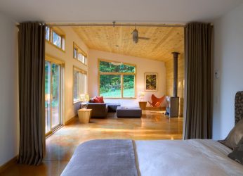 Belíssimas cortinas de ilhós: uma homenagem à moda ou um detalhe prático de design? 175+ (fotos) novos produtos para sala de estar, quarto, cozinha