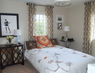 Belíssimas cortinas de ilhós: uma homenagem à moda ou um detalhe prático de design? 175+ (fotos) novos produtos para sala de estar, quarto, cozinha