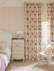 Belíssimas cortinas de ilhós: uma homenagem à moda ou um detalhe prático de design? 175+ (fotos) novos produtos para sala de estar, quarto, cozinha