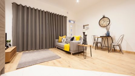 Belíssimas cortinas de ilhós: uma homenagem à moda ou um detalhe prático de design? 175+ (fotos) novos produtos para sala de estar, quarto, cozinha