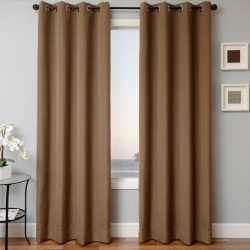 Belíssimas cortinas de ilhós: uma homenagem à moda ou um detalhe prático de design? 175+ (fotos) novos produtos para sala de estar, quarto, cozinha