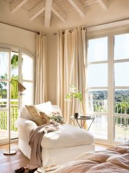 Belíssimas cortinas de ilhós: uma homenagem à moda ou um detalhe prático de design? 175+ (fotos) novos produtos para sala de estar, quarto, cozinha