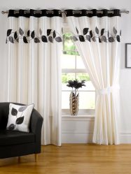 Belíssimas cortinas de ilhós: uma homenagem à moda ou um detalhe prático de design? 175+ (fotos) novos produtos para sala de estar, quarto, cozinha