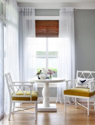 Belíssimas cortinas de ilhós: uma homenagem à moda ou um detalhe prático de design? 175+ (fotos) novos produtos para sala de estar, quarto, cozinha
