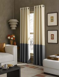 Belíssimas cortinas de ilhós: uma homenagem à moda ou um detalhe prático de design? 175+ (fotos) novos produtos para sala de estar, quarto, cozinha