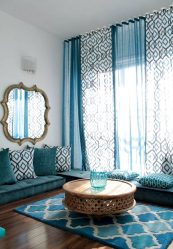 Belíssimas cortinas de ilhós: uma homenagem à moda ou um detalhe prático de design? 175+ (fotos) novos produtos para sala de estar, quarto, cozinha