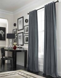 Belíssimas cortinas de ilhós: uma homenagem à moda ou um detalhe prático de design? 175+ (fotos) novos produtos para sala de estar, quarto, cozinha