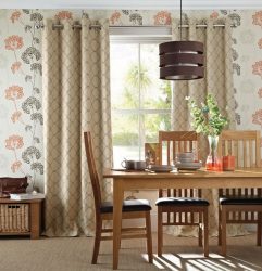 Belíssimas cortinas de ilhós: uma homenagem à moda ou um detalhe prático de design? 175+ (fotos) novos produtos para sala de estar, quarto, cozinha