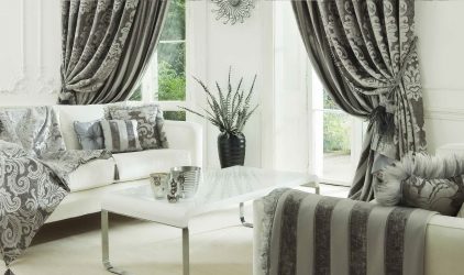Cortinas na sala de estar (mais de 130 fotos): idéias modernas, modelos de novos produtos de 2017, que serão lembrados por muito tempo