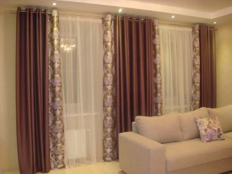 Cortinas na sala de estar (mais de 130 fotos): idéias modernas, modelos de novos produtos de 2017, que serão lembrados por muito tempo