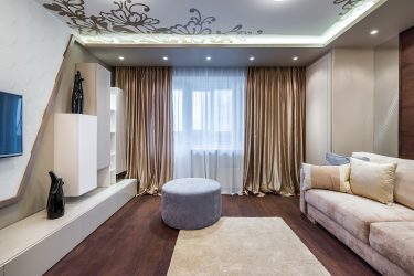 Cortinas na sala de estar (mais de 130 fotos): idéias modernas, modelos de novos produtos de 2017, que serão lembrados por muito tempo