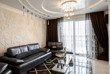 Cortinas na sala de estar (mais de 130 fotos): idéias modernas, modelos de novos produtos de 2017, que serão lembrados por muito tempo