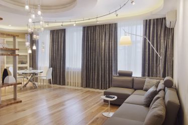 Cortinas na sala de estar (mais de 130 fotos): idéias modernas, modelos de novos produtos de 2017, que serão lembrados por muito tempo
