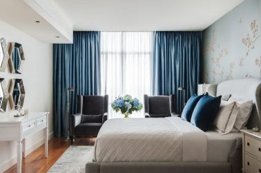 Cortinas para o quarto: 265+ (fotos) Novidades para design moderno