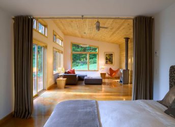 Cortinas para o quarto: 265+ (fotos) Novidades para design moderno