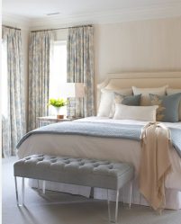 Cortinas para o quarto: 265+ (fotos) Novidades para design moderno
