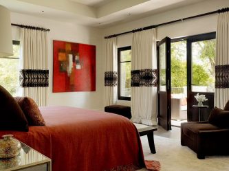Cortinas para o quarto: 265+ (fotos) Novidades para design moderno
