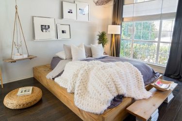 Cortinas para o quarto: 265+ (fotos) Novidades para design moderno