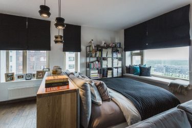 Cortinas para o quarto: 265+ (fotos) Novidades para design moderno