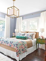 Cortinas para o quarto: 265+ (fotos) Novidades para design moderno