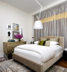 Cortinas para o quarto: 265+ (fotos) Novidades para design moderno