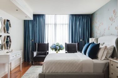Cortinas para o quarto: 265+ (fotos) Novidades para design moderno