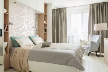 Cortinas para o quarto: 265+ (fotos) Novidades para design moderno