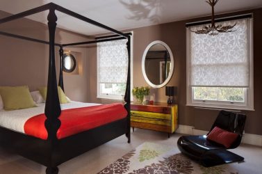 Cortinas para o quarto: 265+ (fotos) Novidades para design moderno