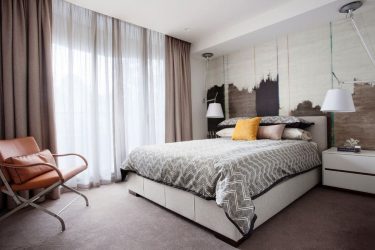 Cortinas para o quarto: 265+ (fotos) Novidades para design moderno