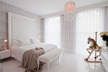 Cortinas para o quarto: 265+ (fotos) Novidades para design moderno