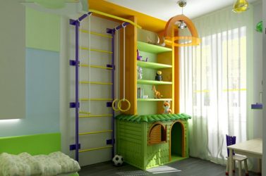 Parede sueca em um apartamento para crianças e adultos com as próprias mãos (135+ fotos)
