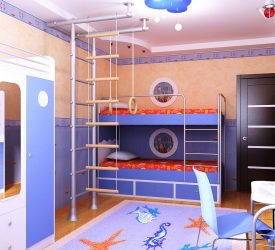 Parede sueca em um apartamento para crianças e adultos com as próprias mãos (135+ fotos)
