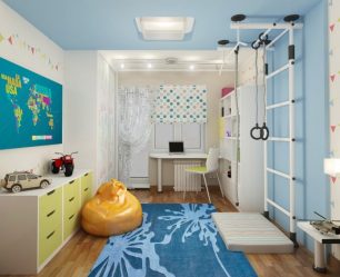 Parede sueca em um apartamento para crianças e adultos com as próprias mãos (135+ fotos)